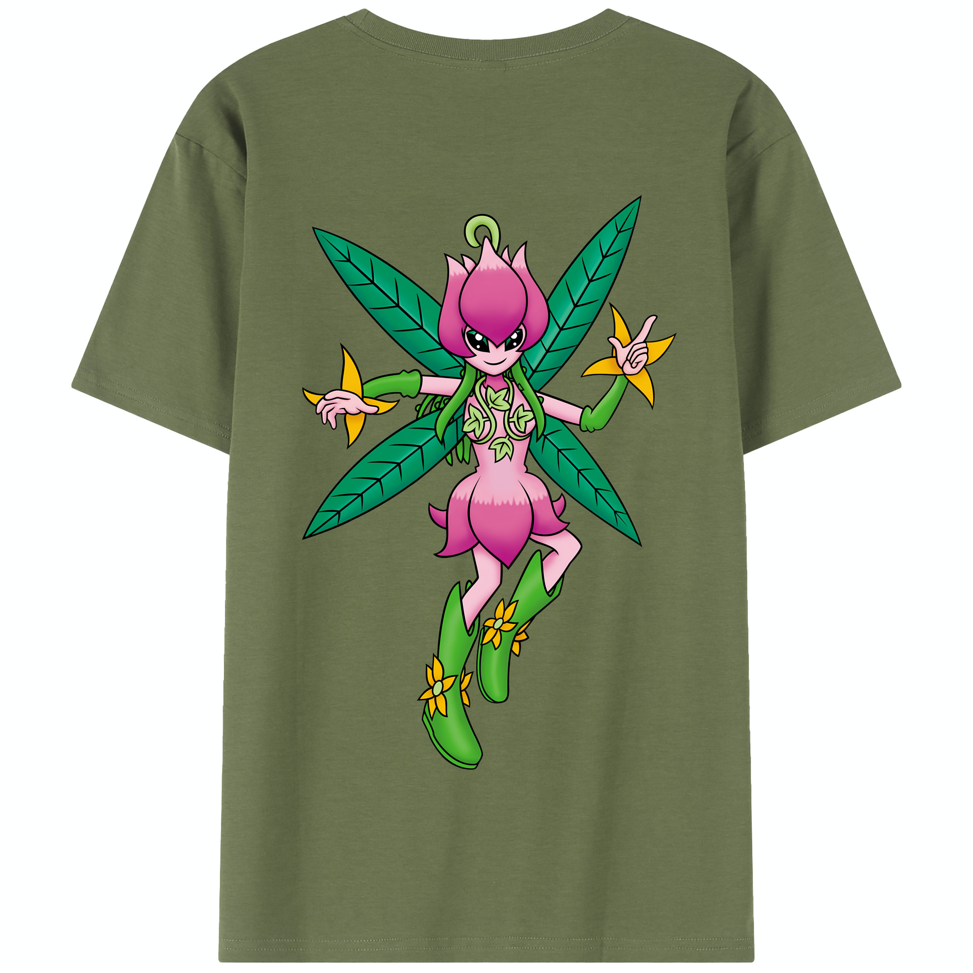 （画像用） Digimon デジタルモンスター/デジモン 綿100％半袖Tシャツ（背面プリント）